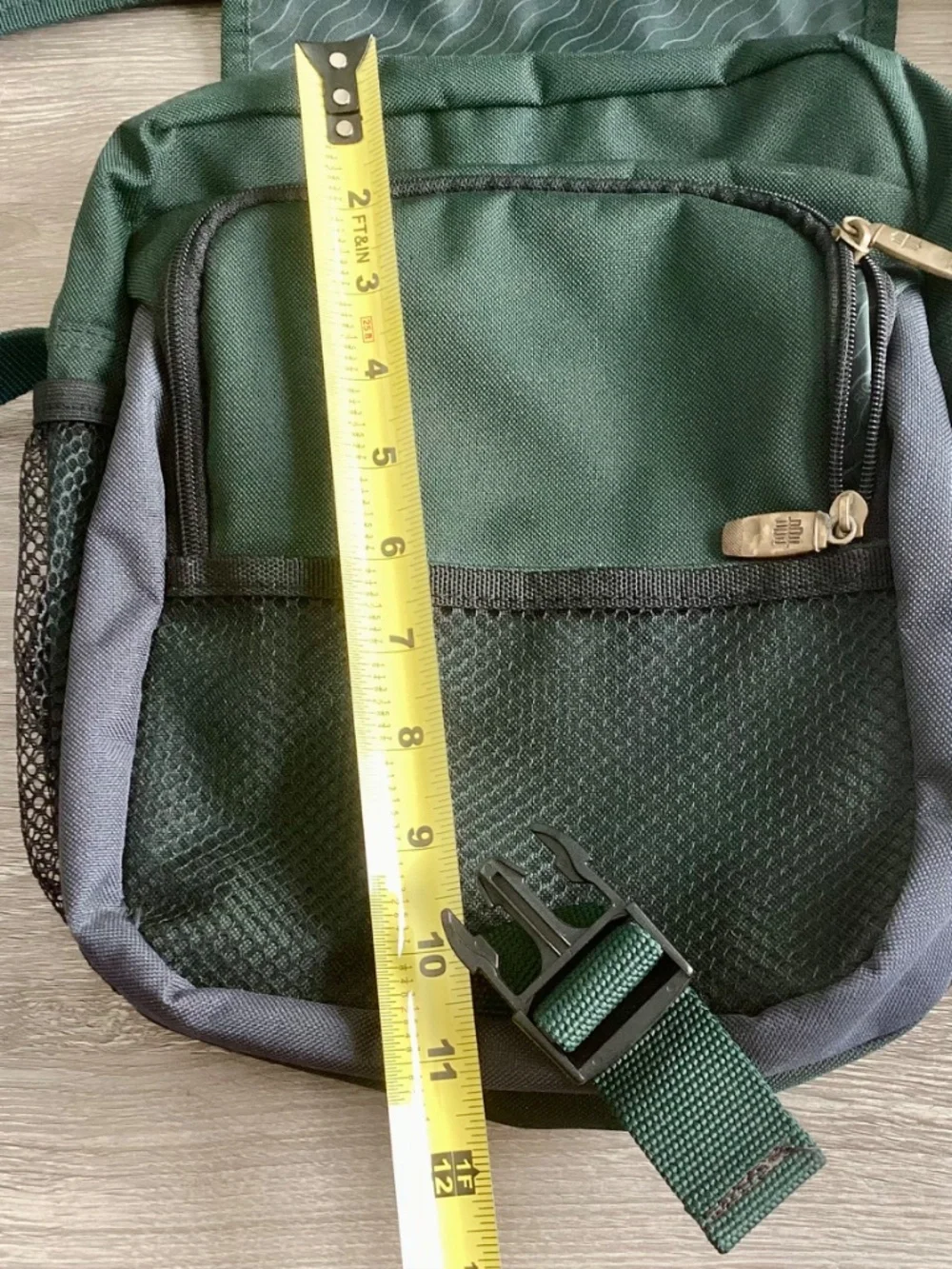 Ricardo Beverly Hills Men’s travel bag cross body carry on Green Buckle Pockets